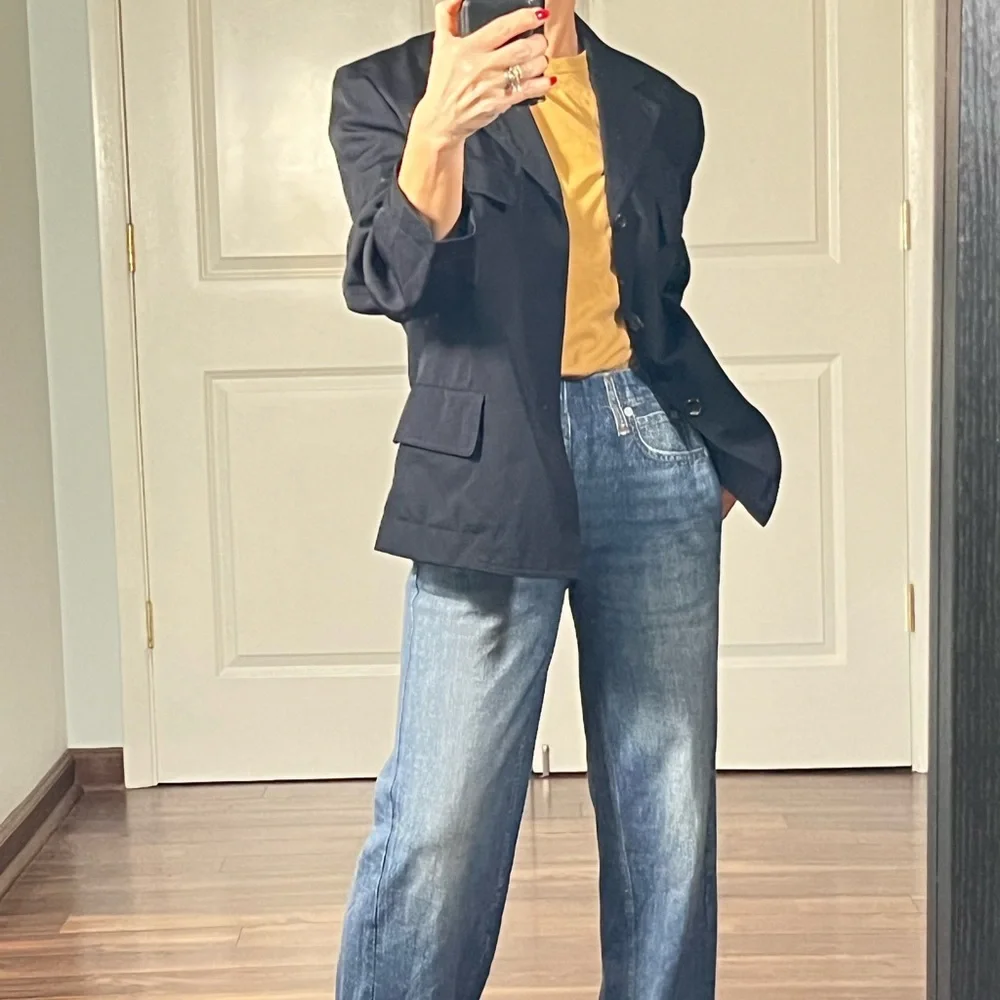 Comme des Garcons Tricot 100% wool 4 front pockets jacket blazer